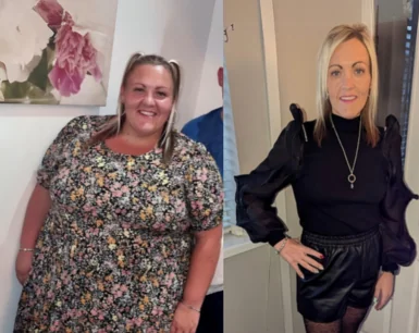 Ashlea - weight loss Journey before and after pic