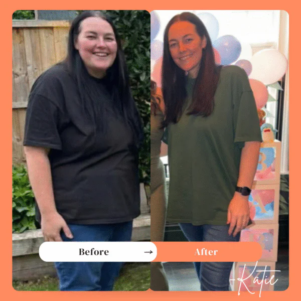 Before and after weight loss - Katie